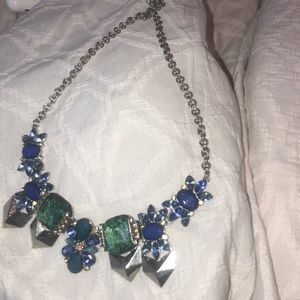 stainless steel multi-stoned necklace (NEGOTIABLE)